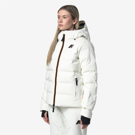 LATUEDA HQUILTED - Vestes - Milieu - Femme - White Gardenia