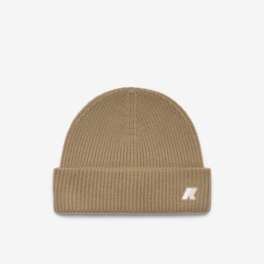 BRICE CARDIGAN STITCH WOOL - Couvre-chef - Chapeau - Unisexe - Beige Khaki