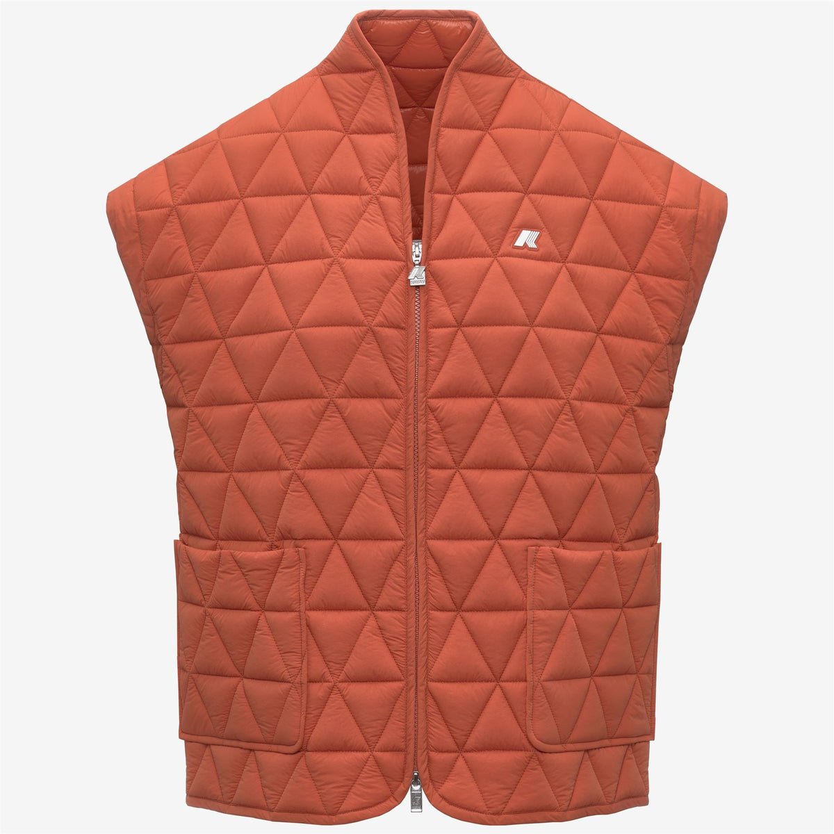 SALOIRE DIAMOND QUILTED WARM AF - Vestes - Gilet - Femme - Orange Brownish