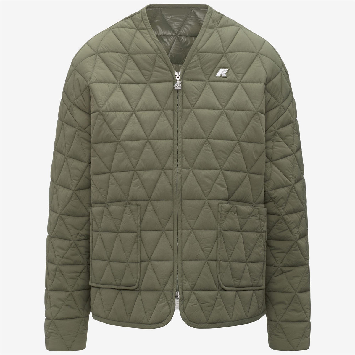 SELIME DIAMOND QUILTED WARM AF - Vestes - Milieu - Femme - Green Lichen