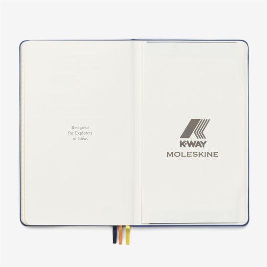 NOTEBOOK MOLESKINE FOR K-WAY - Carnet - Cahier - Unisexe - Blue Royal Marine