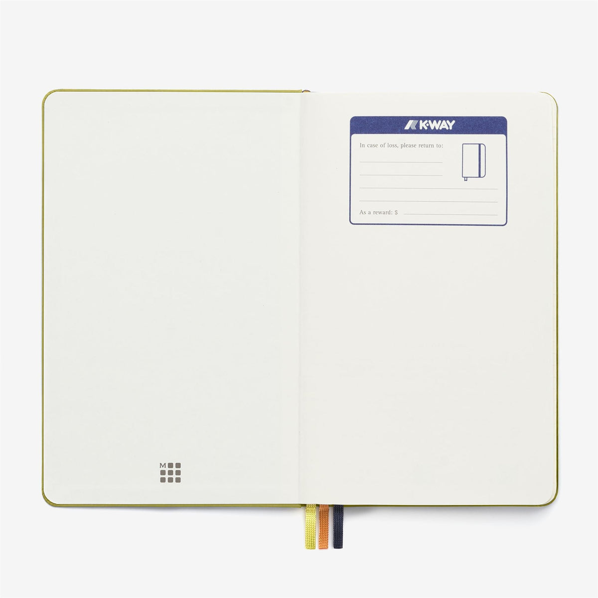 NOTEBOOK MOLESKINE FOR K-WAY - Carnet - Cahier - Unisexe - Green Moss
