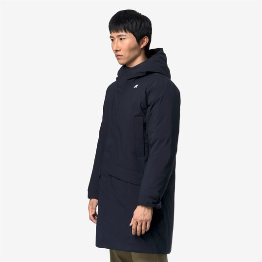 JARNO ST THERMO - Vestes - Longueur 3/4 - Homme - Blue Depth-Green Army