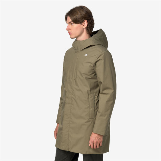 THOMAS WARM MICRO CANVAS - Vestes - Long - Homme - Green Army
