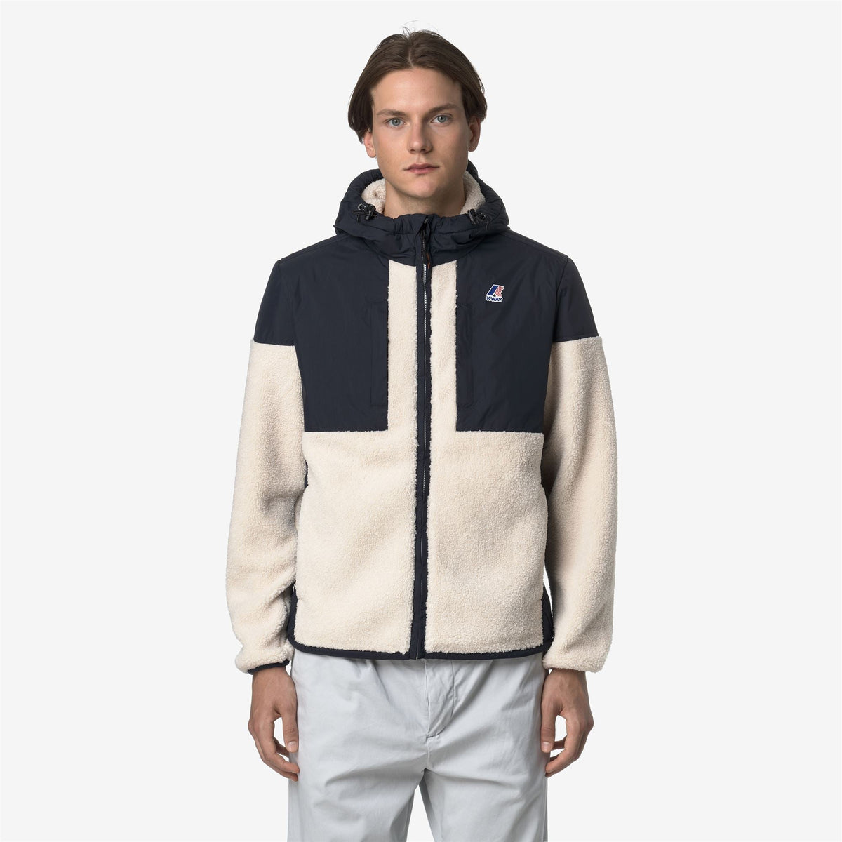 SAMSON 4.0 ORSETTO - Polaire - Sweat à capuche zippé intégral - Unisexe - Blue Depth-Ecru