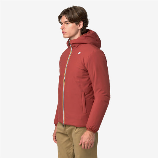JACK ST WARM DOUBLE - Vestes - Court - Homme - Red Dk Chili-Beige Khaki