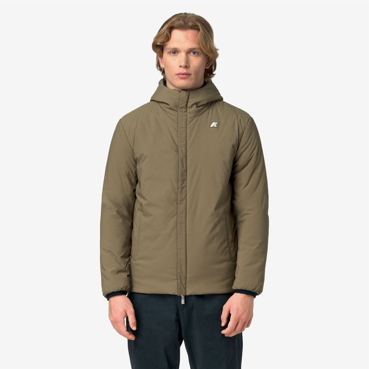JACK ST WARM DOUBLE - Vestes - Court - Homme - Blue Depth-Green Army