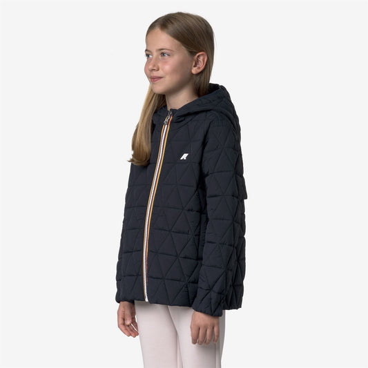P. MADLAINE DIAMOND QUILTED WARM - Vestes - Court - Fille - Blue Depth