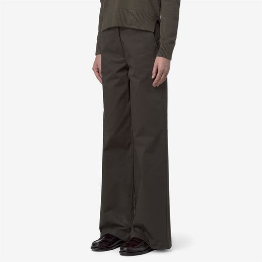 TYANNE TWILL TECH PEACH - Pantalon - Chino - Femme - Black Olive