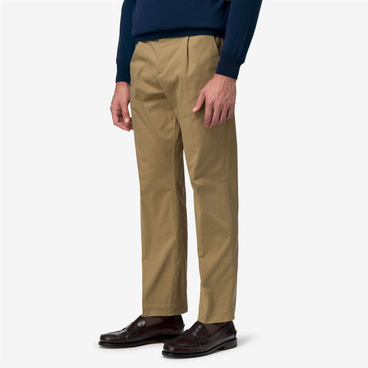 RALPH TWILL TECH PEACH - Pantalon - Chino - Homme - Beige Khaki