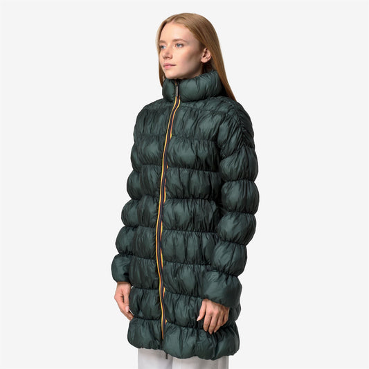 JIN MAXI RUFFLES - Vestes - Long - Femme - Green Balsam