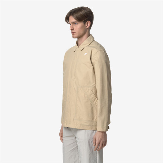BROEN COTTON NYLON - Vestes - Court - Homme - Beige Rope