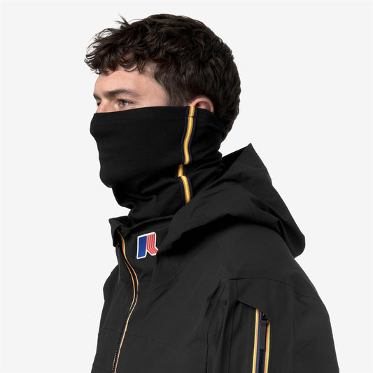 LINDY SCOTTY JAMES - Écharpes - Col montant chaud - Unisexe - Black Pure