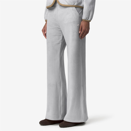 JENNY VELOUR POLAR - Pantalon - Pantalons de sport - Femme - Grey Ash-Beige Khaki