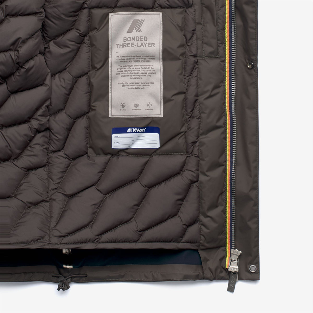 JACKEN BONDED PADDED - Vestes - Court - Homme - Black Olive Combo-Black Olive