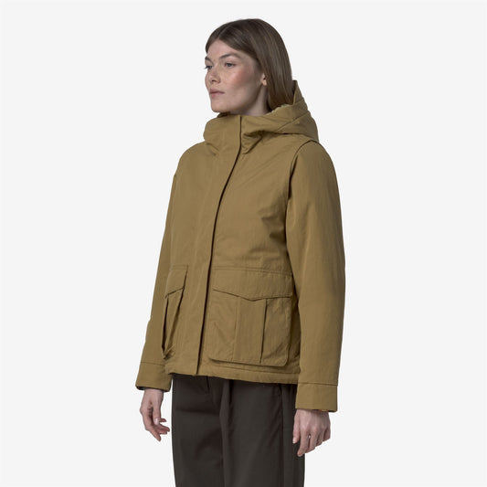IDELER COTTON FEEL - Vestes - Court - Femme - Beige Seed-Beige FUR
