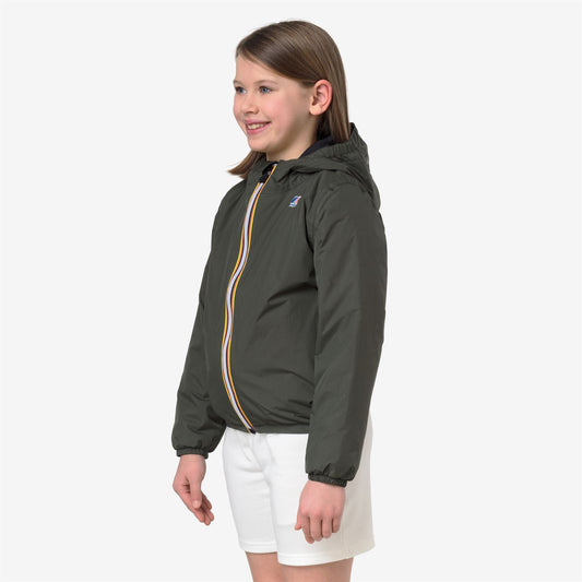 P. LE VRAI 4.0 CLAUDE WARM - Vestes - Milieu - Enfant unisexe - GREEN BLACKISH