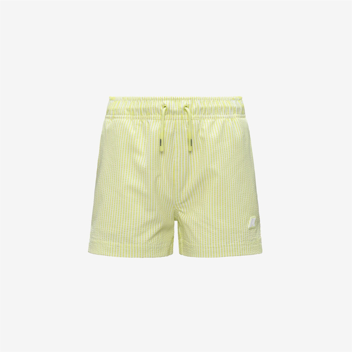P. HAZEL STRIPES BEACH - Maillots de bain - Maillot de bain - Garçon - White-Yellow Lime