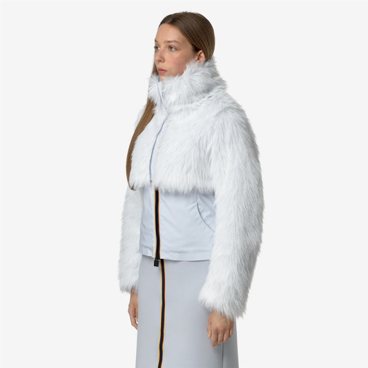 MEL ECO FUR BONDED - Vestes - Court - Femme - Grey Lilla-Black Ash