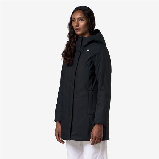 SOPHIE TWILL SOFT BEAVER - Vestes - Longueur 3/4 - Femme - Black Pure-Grey Warm