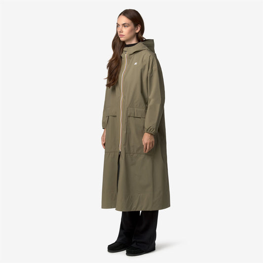 PERNILLA STRETCH DOT - Vestes - Long - Femme - Green Army