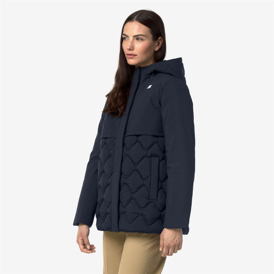 SIPHANE HYBRID WARM SHELL - Vestes - Milieu - Femme - Blue Depth