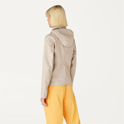 LILLA BONDED JERSEY - Vestes - Court - Femme - BEIGE LT