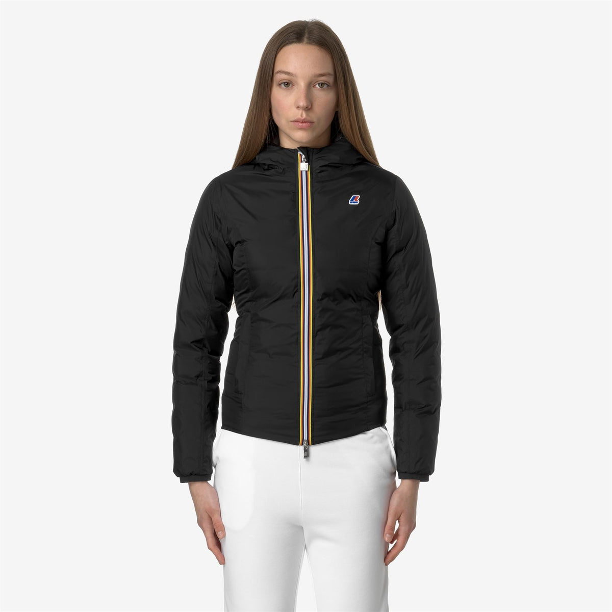 LILY THERMO PLUS.2 DOUBLE - Vestes - Court - Femme - Black Pure-Grey Smoked