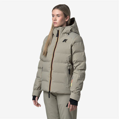 LATUEDA HQUILTED - Vestes - Milieu - Femme - Green Oak