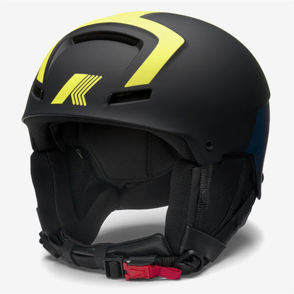 FAITO K-Way - Casques - Casque - Unisexe - BLACK P-YELLOW-ORANGE-BLUE