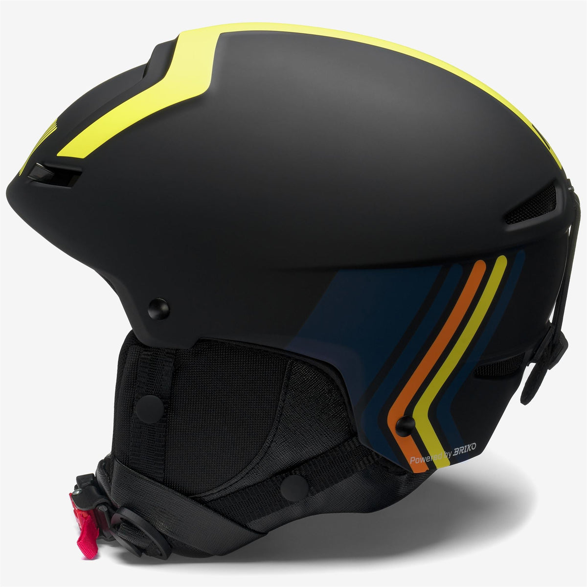 FAITO K-Way - Casques - Casque - Unisexe - BLACK P-YELLOW-ORANGE-BLUE