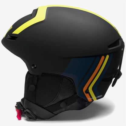 FAITO K-Way - Casques - Casque - Unisexe - BLACK P-YELLOW-ORANGE-BLUE