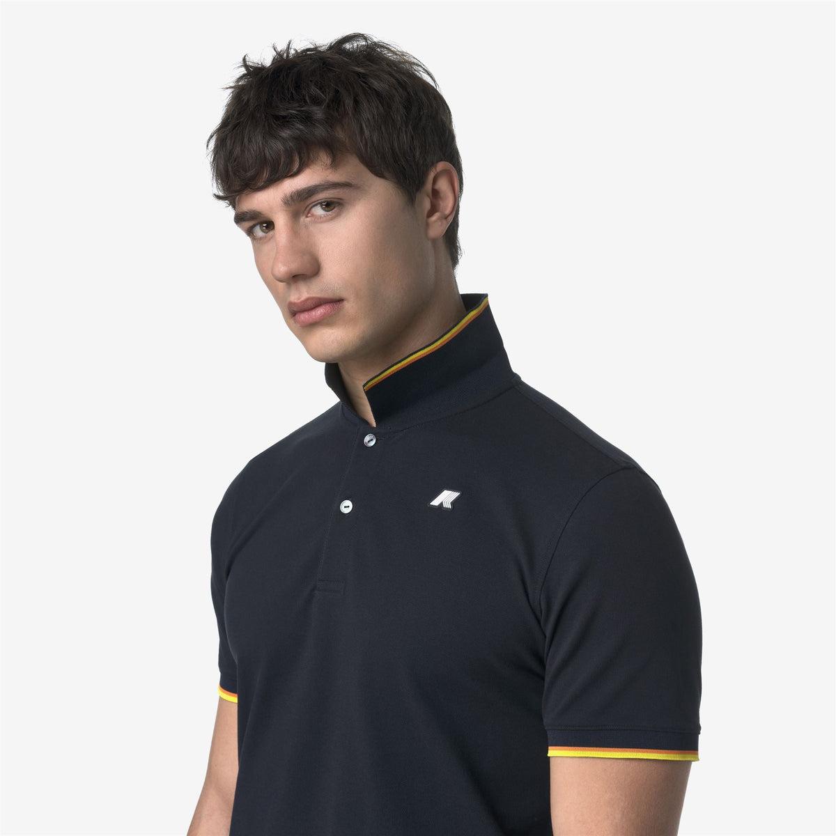 VINCENT PIQUE SLIM - Polos - Polo - Homme - Blue Depth