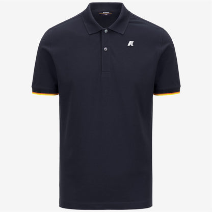 VINCENT PIQUE SLIM - Polos - Polo - Homme - Blue Depth