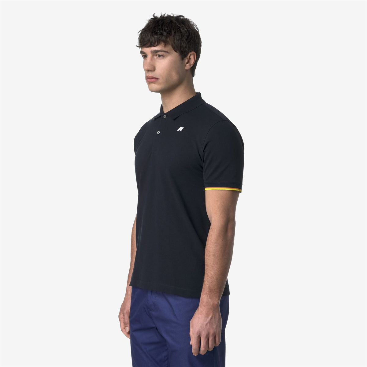 VINCENT PIQUE SLIM - Polos - Polo - Homme - Blue Depth