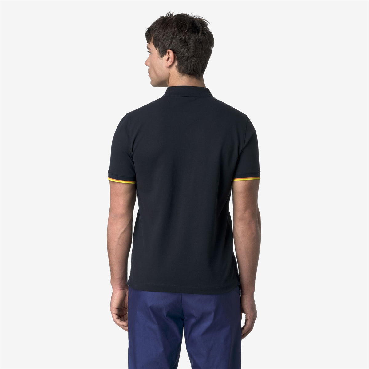 VINCENT PIQUE SLIM - Polos - Polo - Homme - Blue Depth