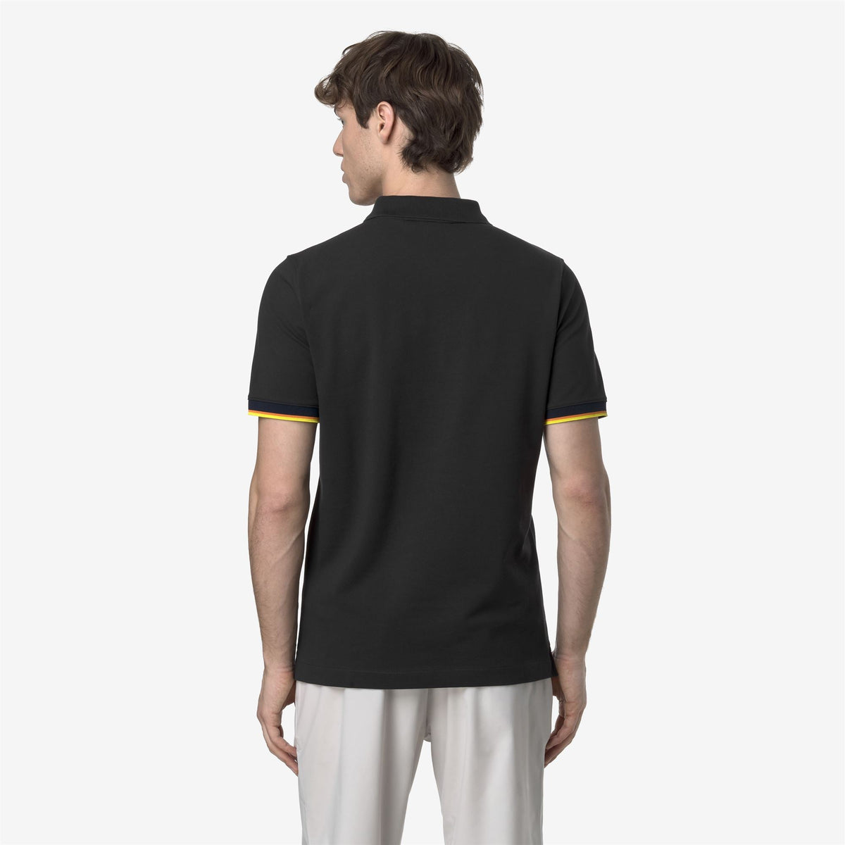 VINCENT PIQUE SLIM - Polos - Polo - Homme - Black Pure