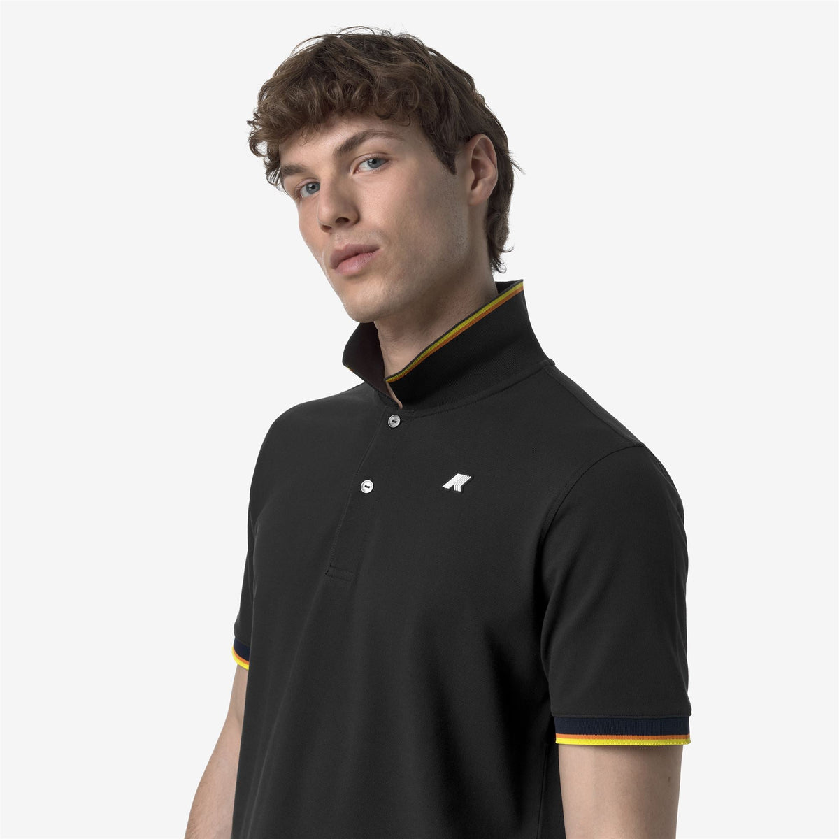 VINCENT PIQUE SLIM - Polos - Polo - Homme - Black Pure