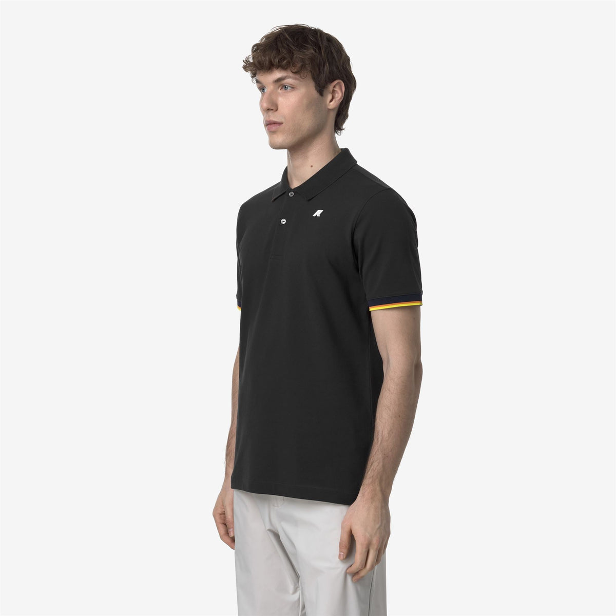 VINCENT PIQUE SLIM - Polos - Polo - Homme - Black Pure