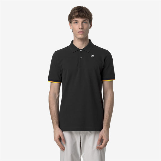 VINCENT PIQUE SLIM - Polos - Polo - Homme - Black Pure