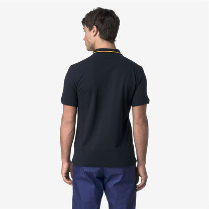 JUD PIQUE SLIM - Polos - Polo - Homme - Blue Depth
