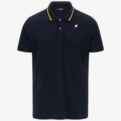 JUD PIQUE SLIM - Polos - Polo - Homme - Blue Depth