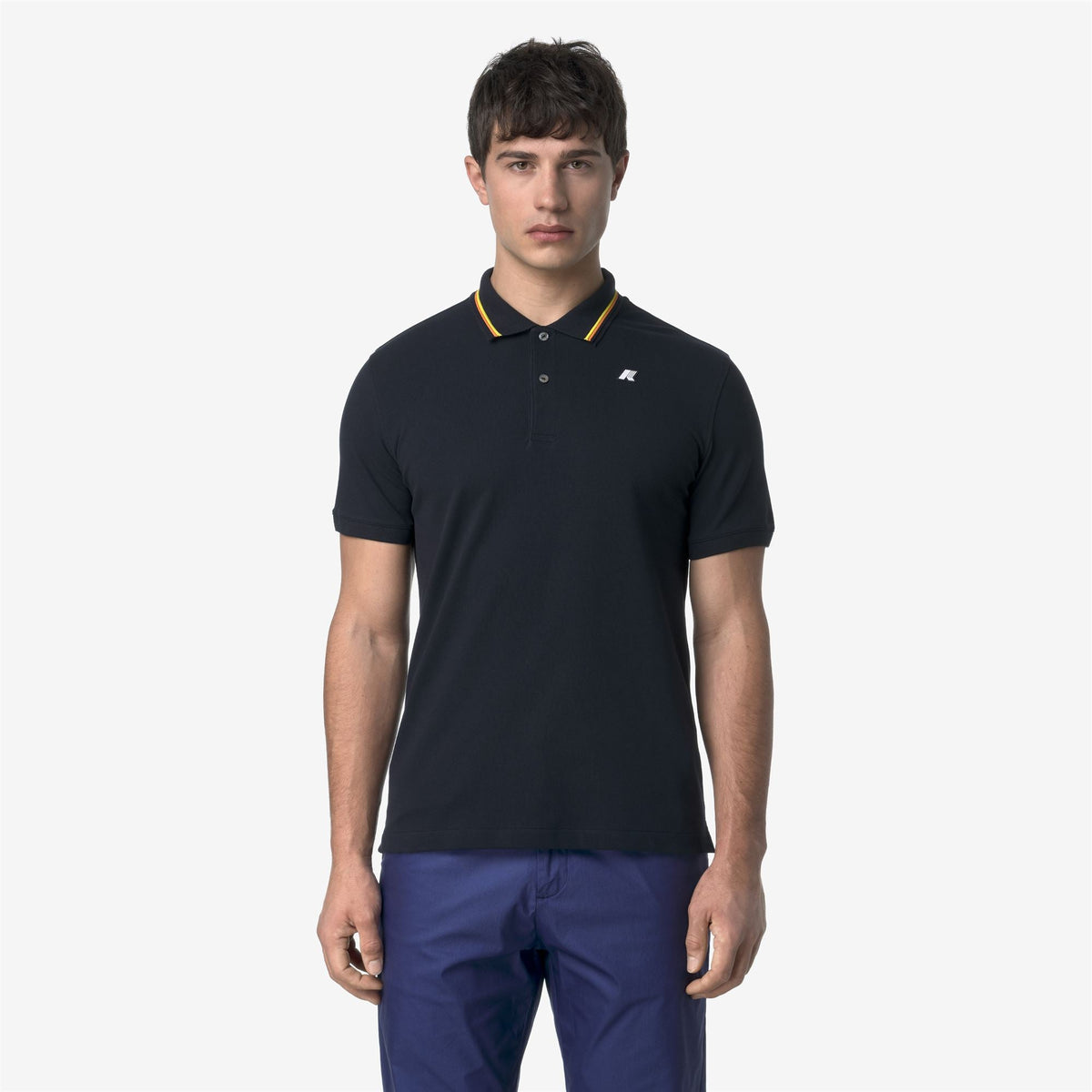 JUD PIQUE SLIM - Polos - Polo - Homme - Blue Depth