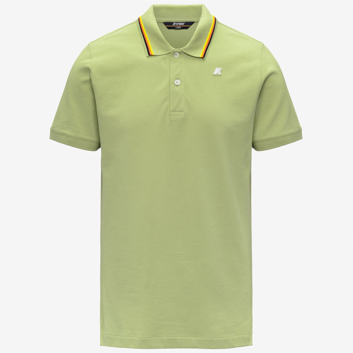 JUD PIQUE SLIM - Polos - Polo - Homme - Green Dk Lime