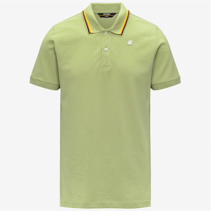 JUD PIQUE SLIM - Polos - Polo - Homme - Green Dk Lime