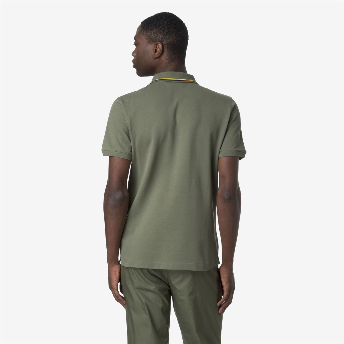 JUD PIQUE SLIM - Polos - Polo - Homme - Green Lichen