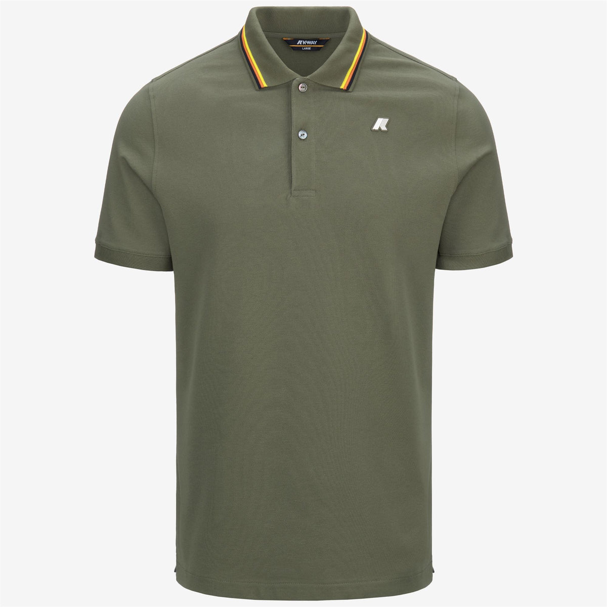 JUD PIQUE SLIM - Polos - Polo - Homme - Green Lichen