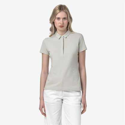 AMEDEA PIQUE SLIM - Polos - Polo - Femme - BEIGE LT
