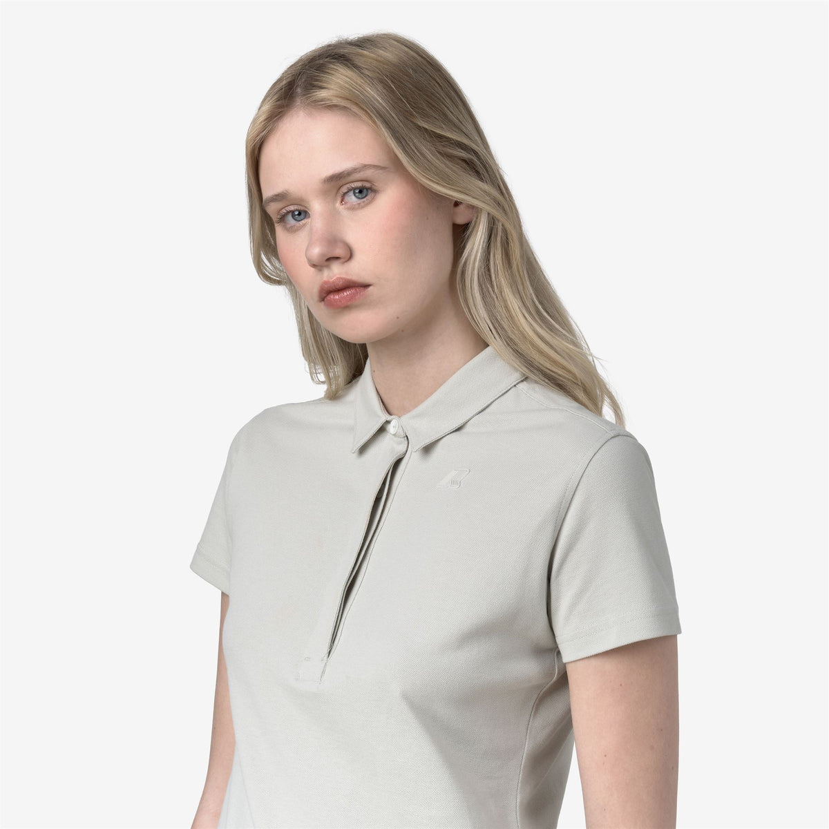 AMEDEA PIQUE SLIM - Polos - Polo - Femme - BEIGE LT