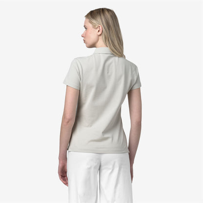 AMEDEA PIQUE SLIM - Polos - Polo - Femme - BEIGE LT